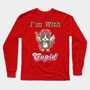 I'm With Cupid Long Sleeve T-Shirt